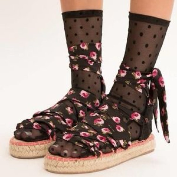 PRADA Espadrilles Floral Scarf - Picture 2 of 9